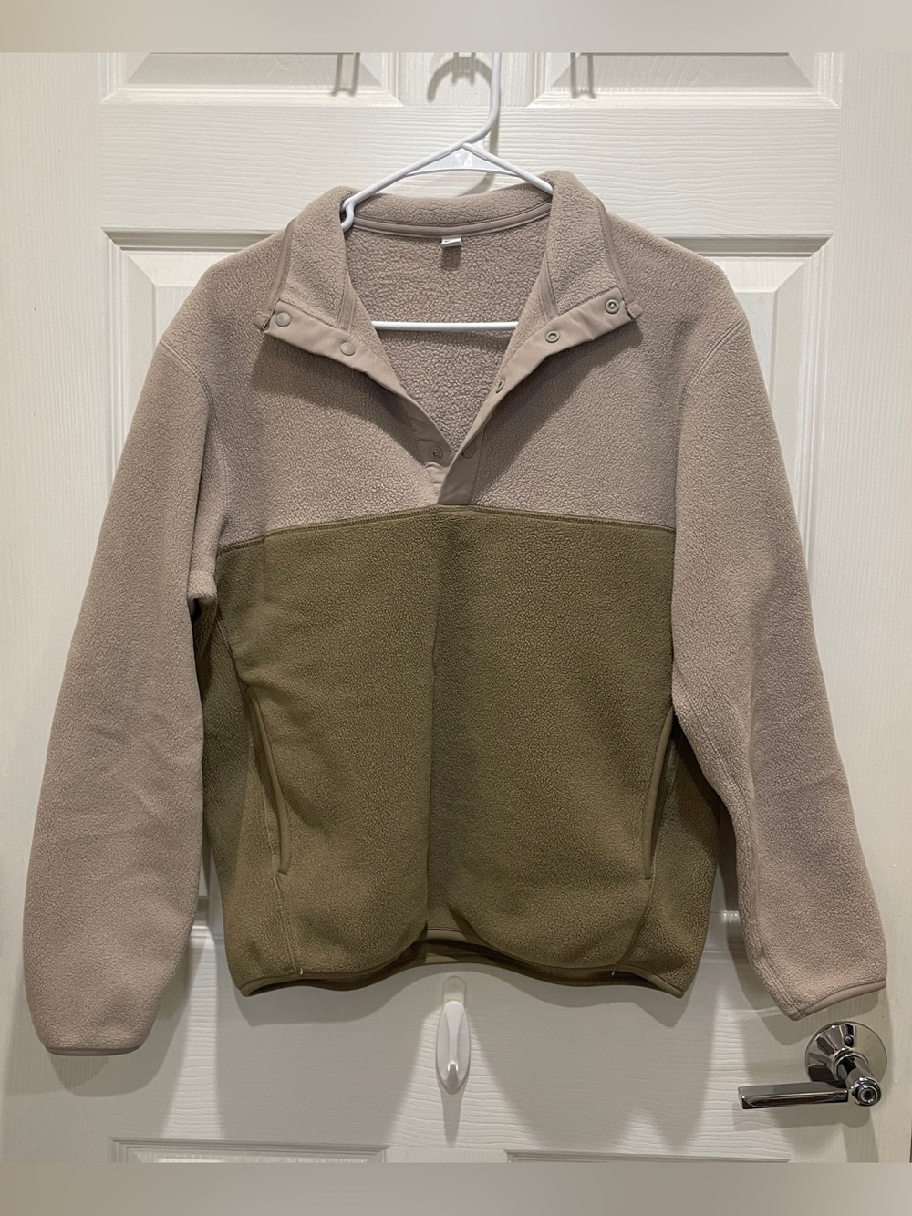 Uniqlo Fleece Button-Up Pullover